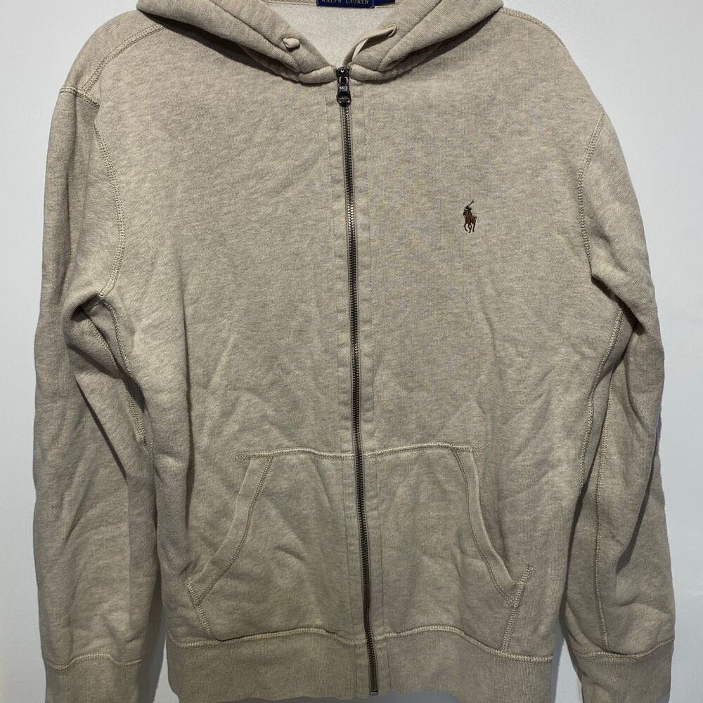 Vintage Polo Ralph Lauren Sweater Zipper Sweater Hooded Large Ralph Lauren Sweat